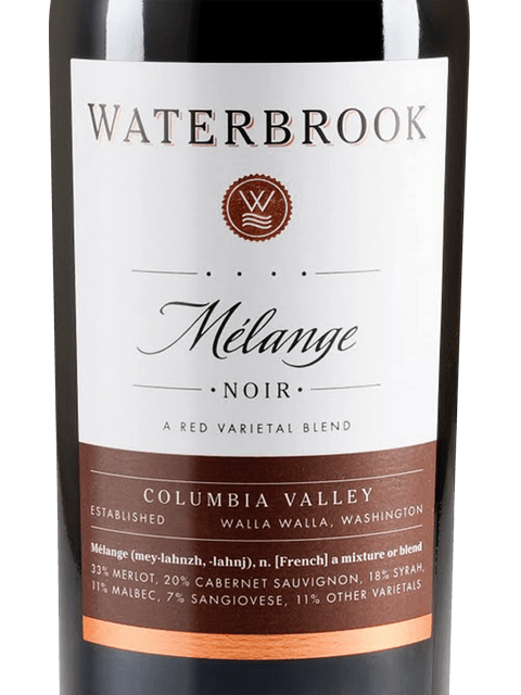 Waterbrook, Melange Noir, Columbia Valley