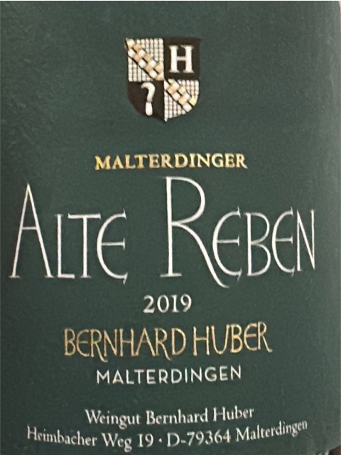 Bernhard Huber, Malterdinger Bienenberg Chardonnay GG, Baden