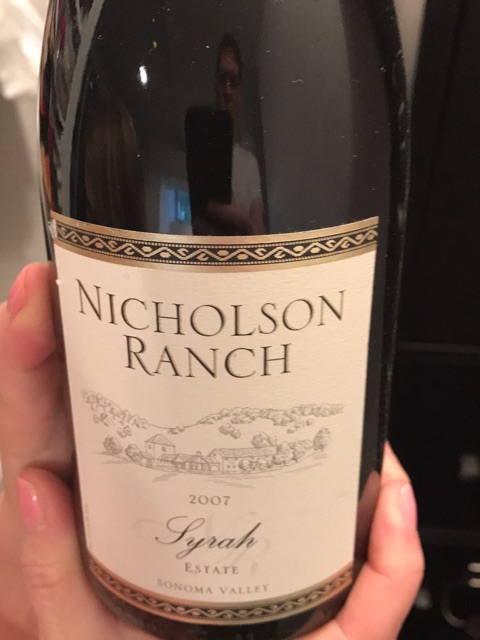 Nicholson Ranch, Estate Syrah, Los Carneros