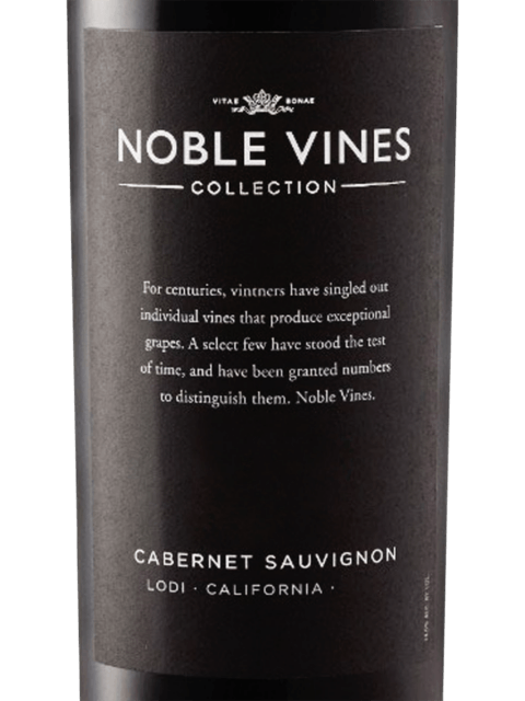 Noble Vines, 337 Cabernet Sauvignon, Lodi
