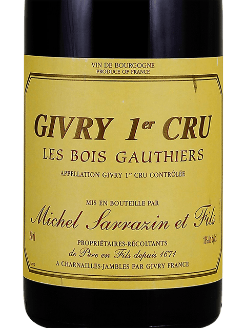 Michel Sarrazin, Givry Premier Cru, Les Grands Pretans