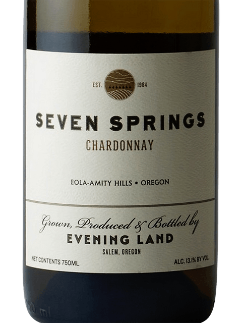 Evening Land, Seven Springs Chardonnay, Eola-Amity Hills
