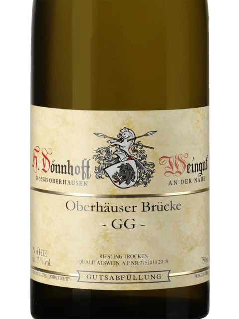 Donnhoff, Oberhauser Brucke Riesling GG Auction, Nahe