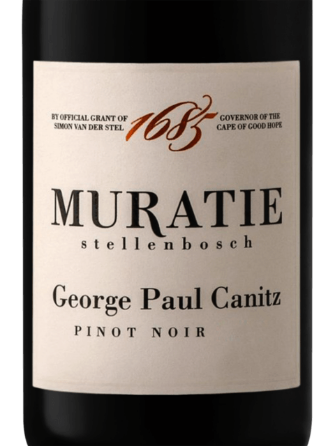 Muratie, George Paul Canitz Pinot Noir, Stellenbosch