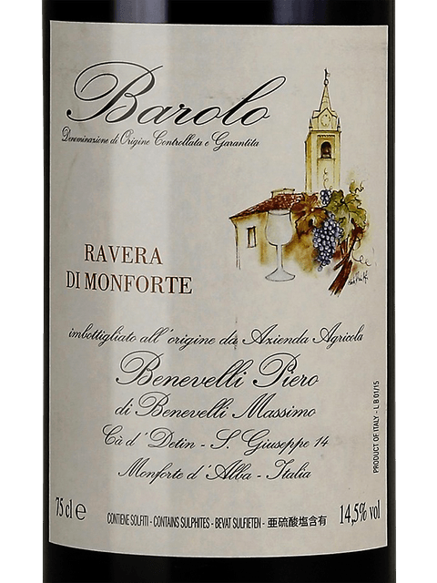 Piero Benevelli, Barolo, Ravera Monforte