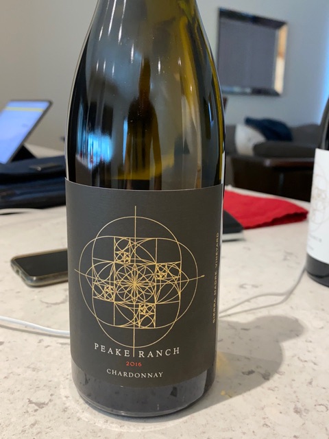 Peake Ranch, Sierra Madre Vineyard Chardonnay, Santa Maria Valley