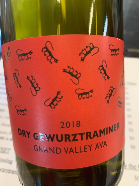 Carlson Vineyards, Dry Gewurztraminer, Grand Valley