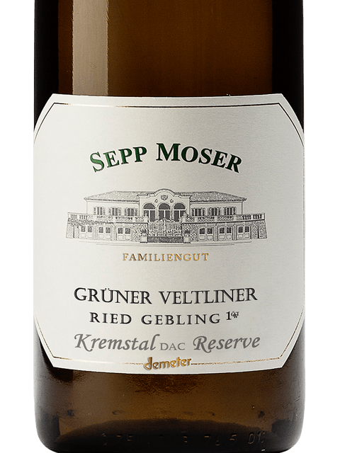Sepp Moser, Ried Gebling Riesling, Kremstal Reserve