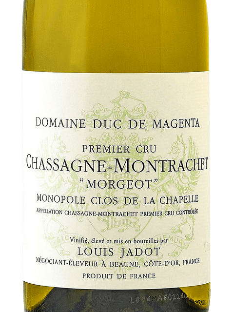 Domaine du Duc de Magenta (Louis Jadot), Chassagne-Montrachet Premier Cru, Morgeot Clos de la Chapelle Rouge