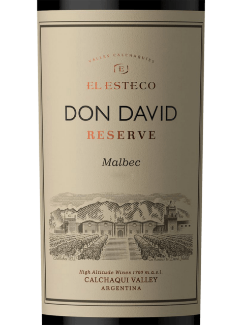 El Esteco, Don David Reserve Malbec, Calchaqui Valley