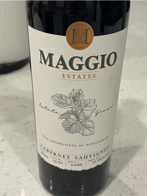 Maggio, Cabernet Sauvignon, Lodi