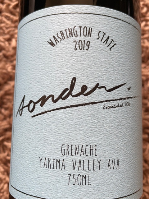 Sonder, Grenache, Yakima Valley