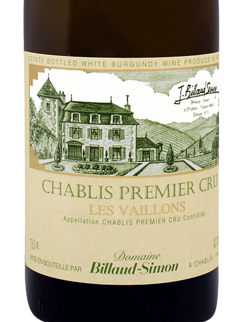 Domaine Billaud-Simon, Chablis Premier Cru, Fourchaume