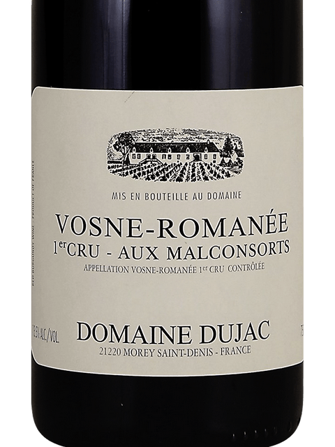Domaine Dujac, Vosne-Romanee Premier Cru, Aux Malconsorts