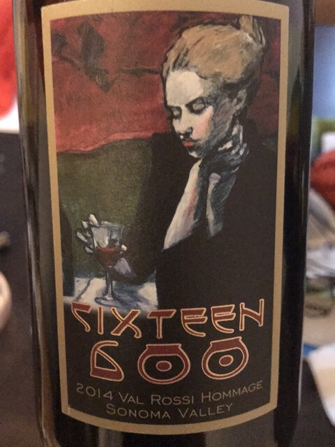 Sixteen 600, Val Rossi Hommage, Sonoma Valley