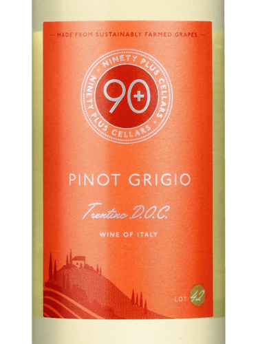 90+ Cellars, Pinot Grigio Lot 42, Trentino