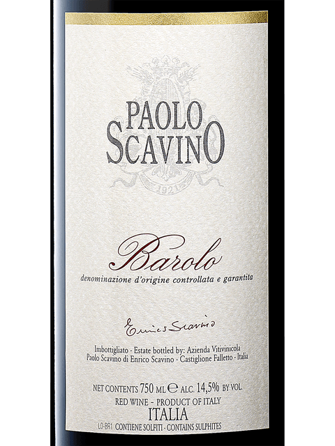 Paolo Scavino, Barolo