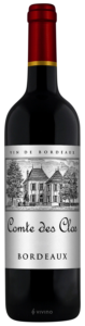 Comte des Clos, Rouge, Bordeaux