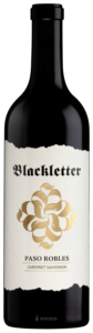 Broadside, Blackletter Cabernet Sauvignon, Paso Robles