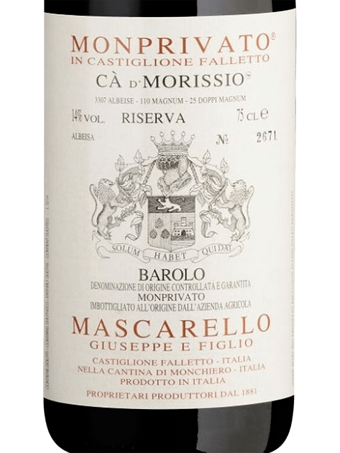 Giuseppe Mascarello e Figlio, Barolo, Santo Stefano