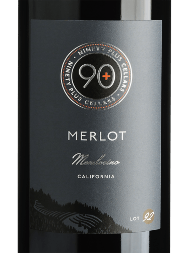 90+ Cellars, Merlot Lot 92, Mendocino