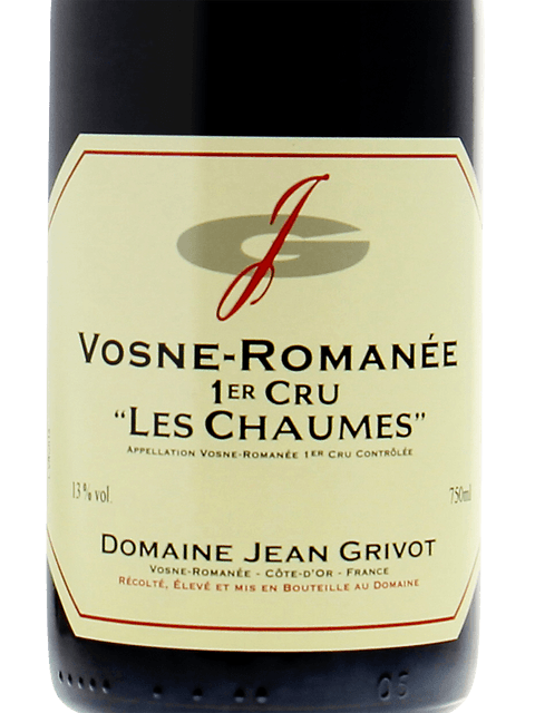 Domaine Jean Grivot, Vosne-Romanee Premier Cru, Les Chaumes