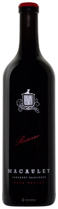 Macauley, Reserve Cabernet Sauvignon, Napa Valley