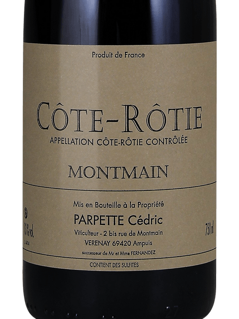 Parpette Cedric, Cote Rotie, Montmain