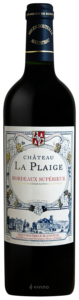 Chateau La Plaige, Bordeaux Superieur
