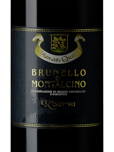 Pian delle Querci, Brunello di Montalcino, Riserva