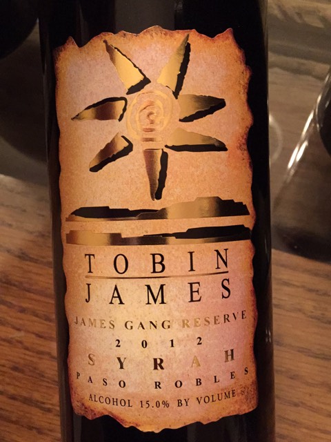 Tobin James, James Gang Reserve Primitivo, Paso Robles