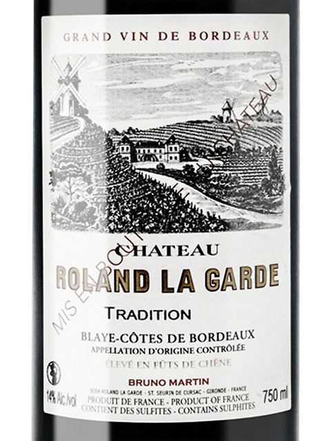 Chateau Roland La Garde, Tellus, Blaye-Cotes de Bordeaux