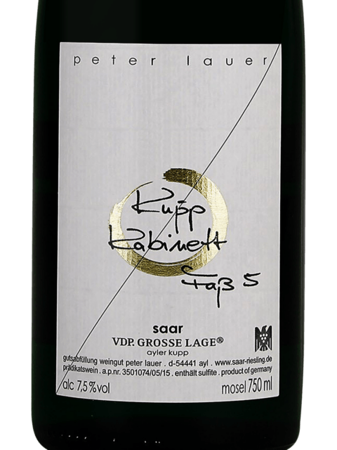 Peter Lauer, Ayler Kupp Riesling Kabinett Fass 5, Mosel