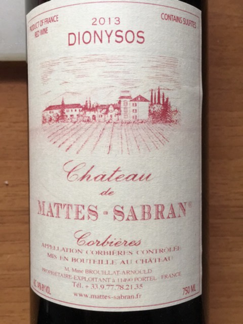 Château de Mattes-Sabran Corbières Le Viala