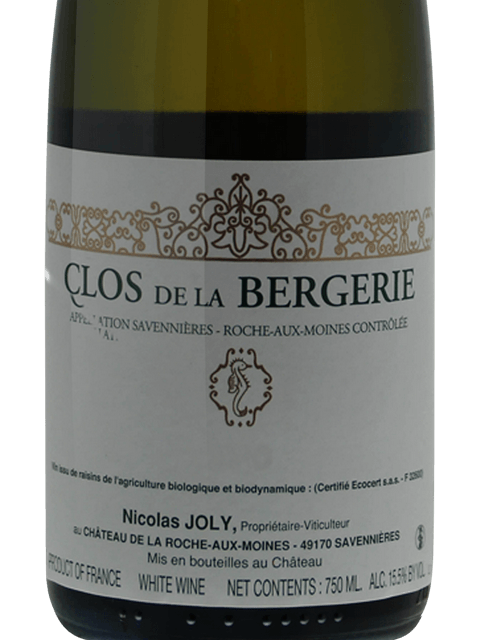 Nicolas Joly, Savennieres, Clos de la Bergerie