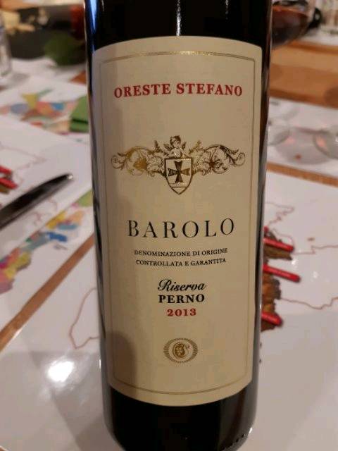 Oreste Stefano, Barolo, Perno Reserva