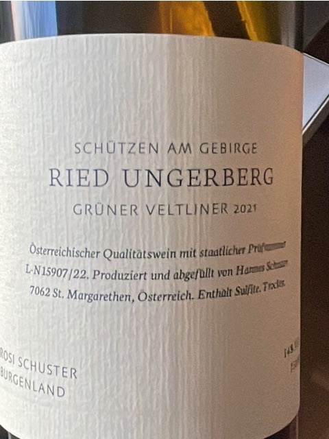 Rosi Schuster, Blaufrankisch, Burgenland
