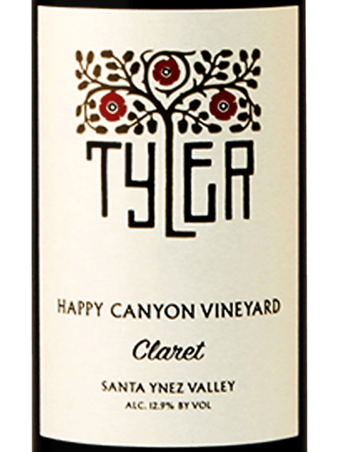Tyler, Happy Canyon Vineyard Claret, Santa Ynez Valley