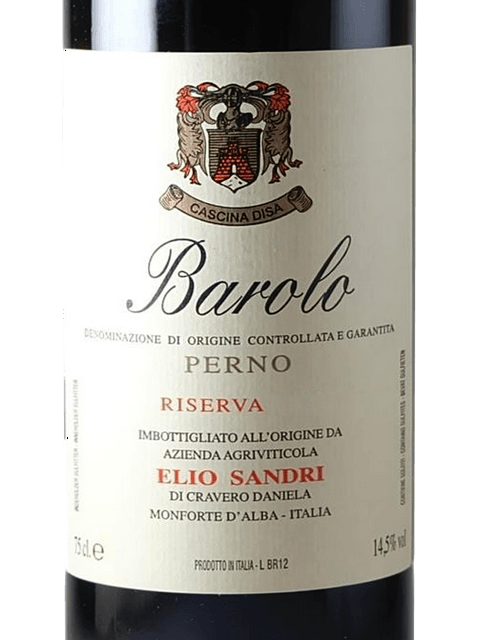 Elio Sandri, Barolo, Riserva