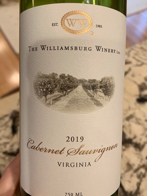 The Williamsburg Winery, Limited Release Cabernet Sauvignon, Virginia