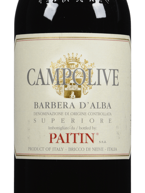 Paitin, Barbera d'Alba, Campolive