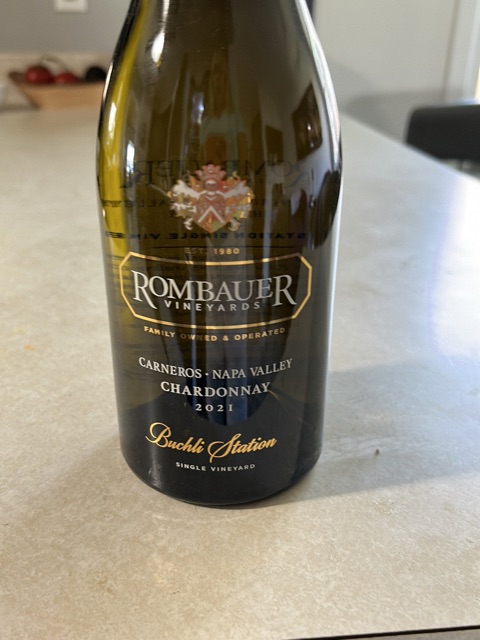 Rombauer Vineyards, Buchli Station Chardonnay, Los Carneros