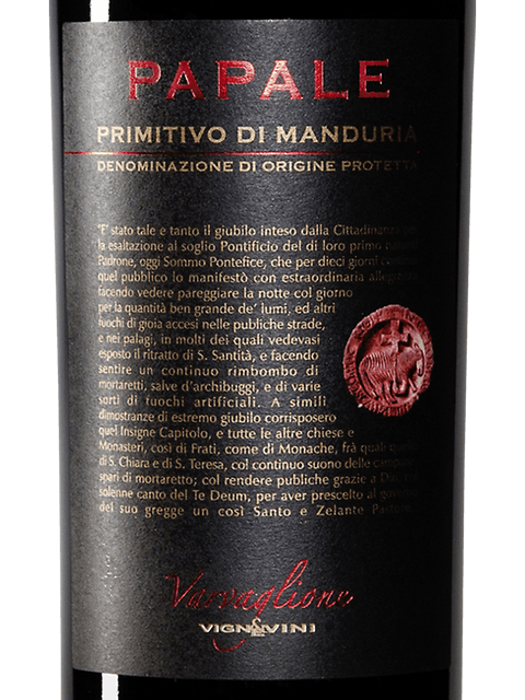 Varvaglione, Cosimo Varvaglione, Primitivo di Manduria