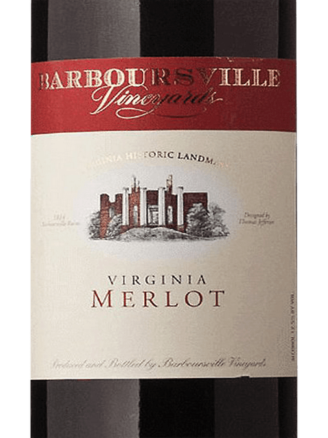 Barboursville Vineyards, Merlot, Virginia