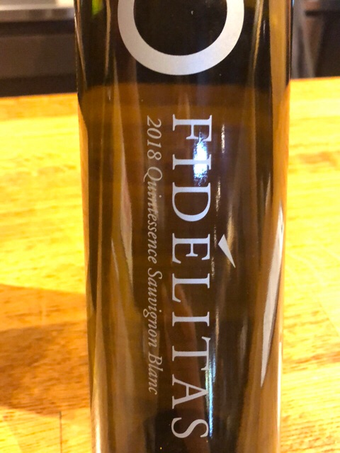 Fidelitas, Quintessence Sauvignon Blanc, Red Mountain