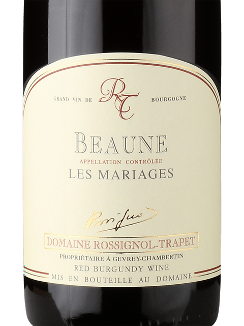 Domaine Rossignol Trapet, Beaune, Les Mariages