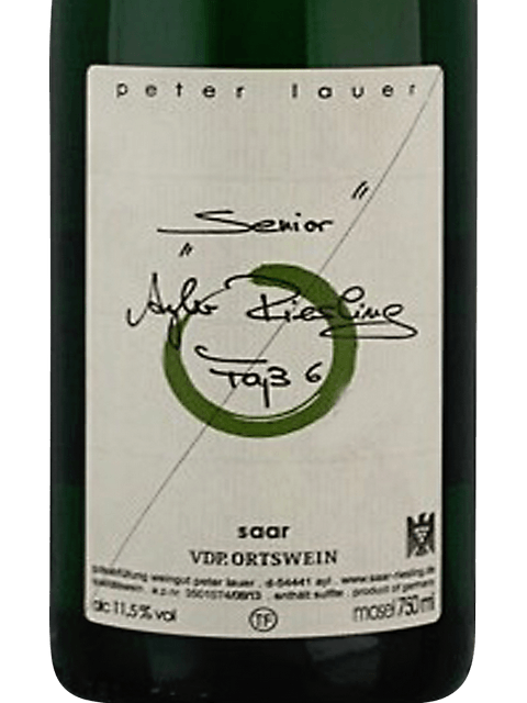 Peter Lauer, Ayler Riesling Senior Fass 6 Nr4, Mosel