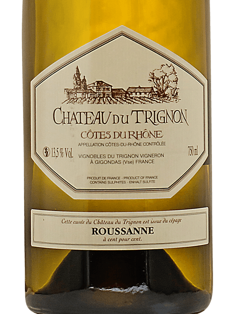 Chateau du Trignon, Cotes du Rhone, Roussanne