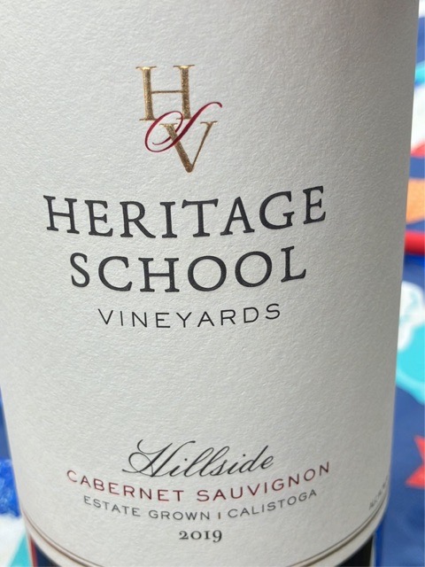 Heritage School Vineyards, Julie's Creekside Vineyard Cabernet Sauvignon, Calistoga