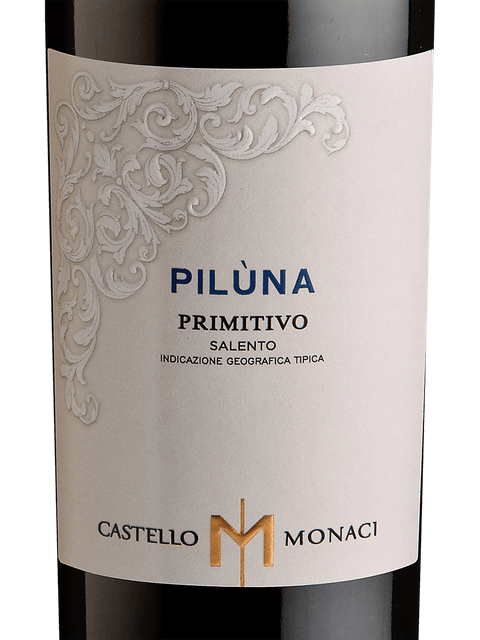 Castello Monaci, Piluna Primitivo, Salento